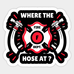 firefighter Sticker